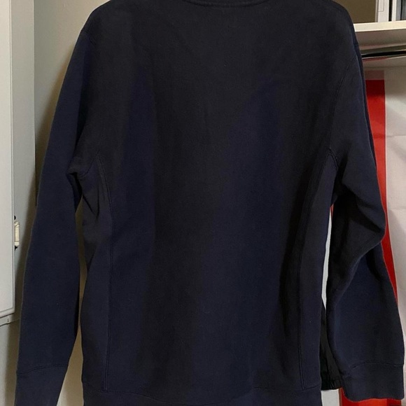 Pleasures "Balanced" Navy/Pink Crewneck - Picture 2 of 3